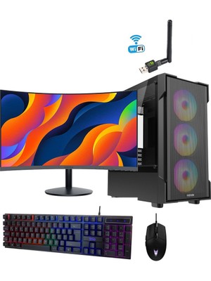 Draven OFS-011 i5-7500 16GB DDR4 1TB SSD 24" Curved Monitör Ofis Bilgisayarı