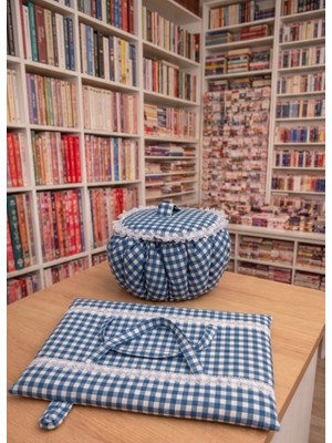 Flamel Pötikare Desenli Yoğurt Mayalama Örtüsü & Tepsi Taşıma Çantası Set