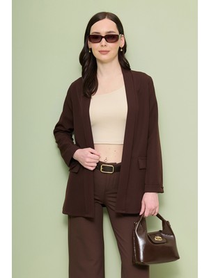 FullaModa Duble Kol Şal Yaka Blazer Ceket