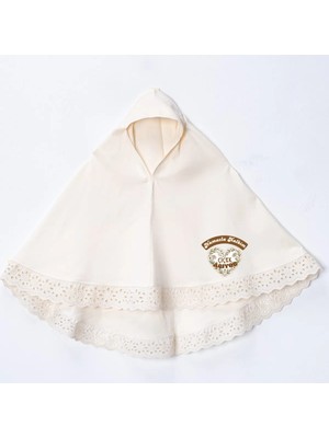 Dekim Moda Pamuk Fistolu Çocuk Başörtüsü | Namazla Kalbim Çiçek Açıyor Kalpli