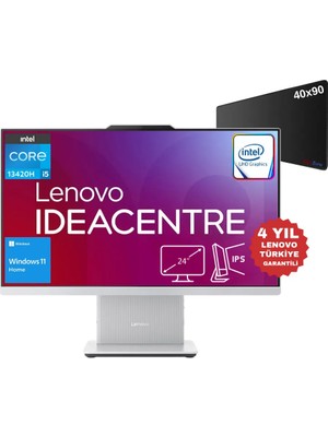 Lenovo Ideacentre Aıo Intel Core I5 13420H 16GB 2TB SSD 23.8" Fhd Windows 11 Home All-In-One Bilgisayar F0HN0053TR - Webzone Mouse Pad Wz3