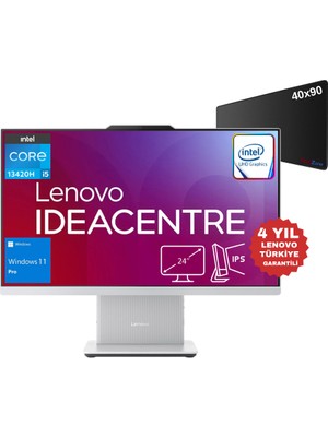 Lenovo Ideacentre Aıo Intel Core I5 13420H 16GB 1TB SSD 23.8" Fhd Windows 11 Pro All-In-One Bilgisayar F0HN0053TR - Webzone Mouse Pad WZ16