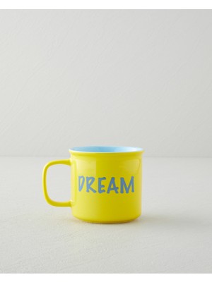 English Home Cheer and Dream Seramik Kupa 315 Ml Sarı