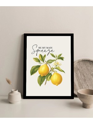 Harikabirev Çerçevesiz Çerçeve Görünümlü Mdf Tablo (Lemon) 1.1 |çtkmdf