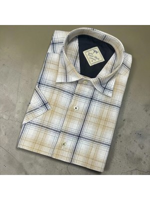Eren Style Linen Keten Klasik %100 Cotton Kısa Kollu Terletmeyen Gömlek