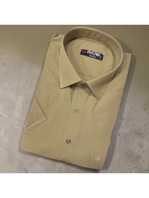 Eren Style Linen Keten Klasik %100 Cotton Kısa Kollu Terletmeyen Gömlek