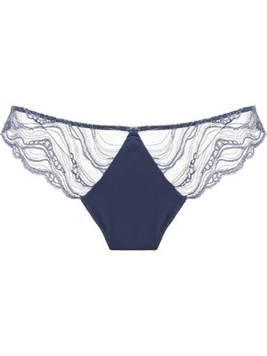 Calvin Klein Lacivert - Mavi Kadın Tanga 000QF8093E Ck Women