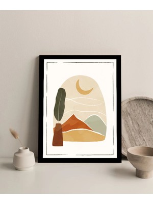 Harikabirev Çerçevesiz Çerçeve Görünümlü Mdf Tablo (Bohem) 22 |çtkmdf