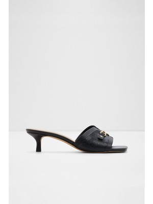 Aldo Annamassi Sandalet Topuklu Terlik - Siyah