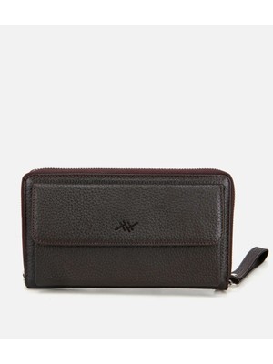 Hotiç 04CAH311290A480 ERKEK Deri Kahverengi El Çantası