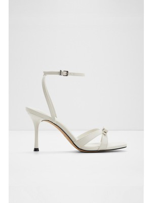 Aldo Leesia Sandalet Orta Boy Topuklu Sandalet - Beyaz