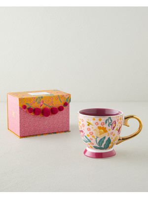 English Home Rosalie New Bone China Kupa 460 ml Renkli 1 Parça Şık Tasarım