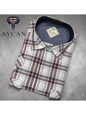 Eren Style Linen Keten Klasik %100 Cotton Kısa Kollu Terletmeyen Gömlek