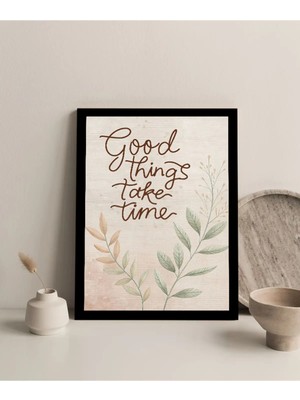 Harikabirev Çerçevesiz Çerçeve Görünümlü Mdf Tablo (Good Thing) |çtkmdf