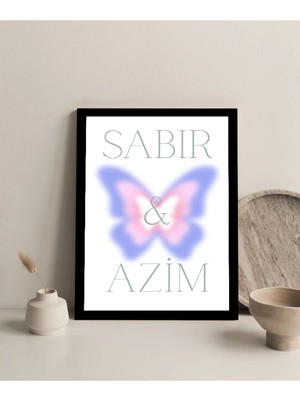 Harikabirev Çerçevesiz Çerçeve Görünümlü Mdf Tablo (Bohem-Yazı) 6 |çtkmdf