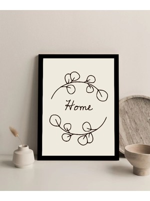 Harikabirev Çerçevesiz Çerçeve Görünümlü Mdf Tablo (Bohem-Yazı) 4 |çtkmdf