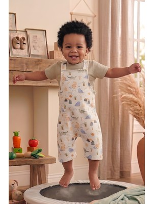 T-Shirt Salopet 2'li Takım