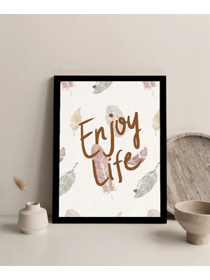 Harikabirev Çerçevesiz Çerçeve Görünümlü Mdf Tablo (Enjoy Life) |çtkmdf