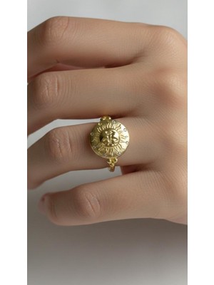 Wind Silver Şövalye Güneş Yüzük Ayarlı 925 Ayar