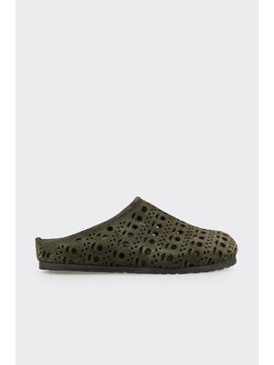 Elle Haki Deri Kadın Terlik