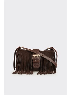 Elle Kahve Kadın Küçük Çapraz Çanta