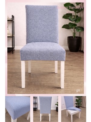 UY STYLE Bohem Lastikli  Sandalye Kılıf 1 Adet
