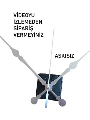 Sessiz Çalışan 18 mm Şaft Saat Mekanizması, Büyük Akrep-Yelkovan-Saniye