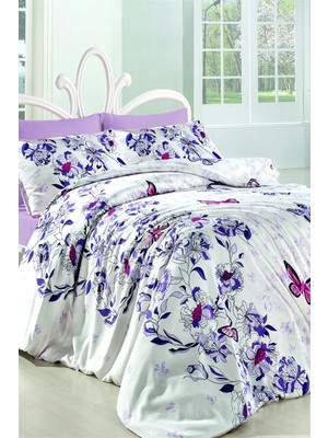 First Choice Kelebek %100 Pamuk 150 Tc (60 Tel) Ranforce Tek Kişilik Nevresim Takımı