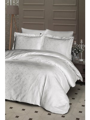 First Choice Lamone %100 Pamuk 200 Tc (80 Tel) Jakarlı Saten Tek Kişilik Nevresim Takımı
