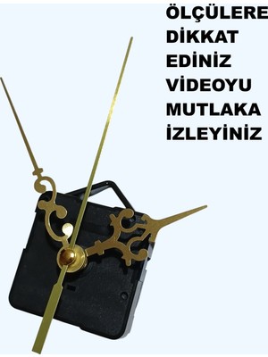 Sessiz Çalışan 14 mm Şaftlı Saat Mekanizması, Akrep Yelkovan Saniye