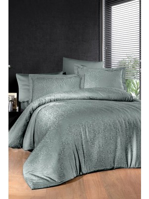 First Choice Misra %100 Pamuk 200 Tc (80 Tel) Jakarlı Saten Tek Kişilik Nevresim Takımı