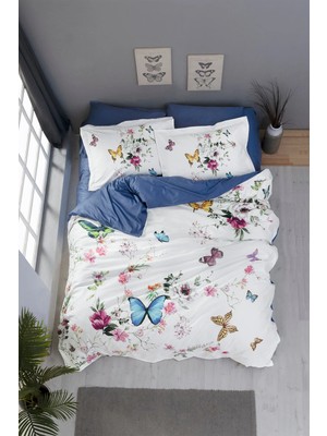 First Choice Silvia %100 Pamuk 200 Tc (80 Tel) Dijital Baskılı Tek Kişilik Nevresim Takımı