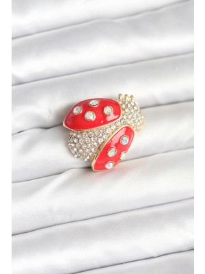 Youday Accessories Uğur Böceği Model Broş