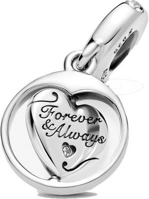 Fubena Forever&always Ruh Eşim Dönen Kalp Sallantılı Charm