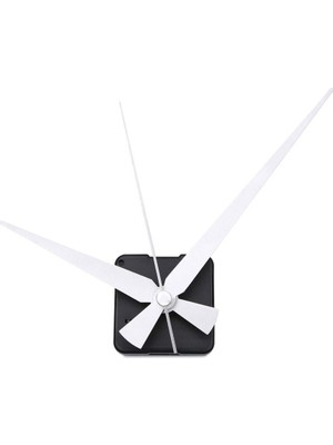 Sessiz Duvar Saati Mekanizması, Askısız, 16MM Şaft, Yelkovan 12CM, Akrep 8cm