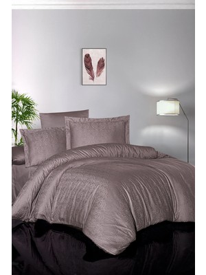 First Choice Athena %100 Pamuk 200 Tc (80 Tel) Jakarlı Saten Tek Kişilik Nevresim Takımı