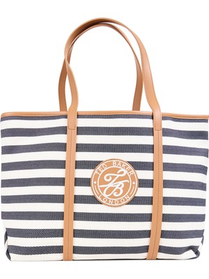 Ted Baker %80 Polyester, %20 Poliüretan Lacivert Kadın Tote Çanta TBSS26FBAG012