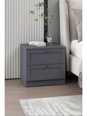 Sarmobi Terra 2 Çekmeceli Komodin 51X50X42 cm – Modern Tasarım