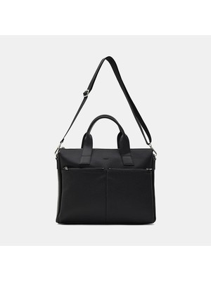 Desa Erkek Siyah Omuz Askılı Evrak Çantası