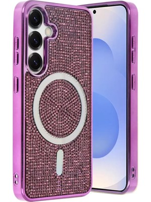 TeknoKapsül Galaxy S25 Helen Magsafe Kapak - Derin Mor