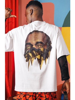 Sevbano Drake Rapper Şarkıcı Sırt Baskılı Unisex Oversize Tişört