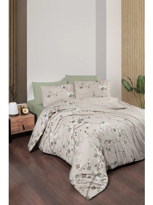 First Choice Luhan %100 Pamuk 150 Tc (60 Tel) Ranforce Çift Kişilik Nevresim Takımı