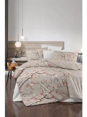 First Choice Luhan %100 Pamuk 150 Tc (60 Tel) Ranforce Çift Kişilik Nevresim Takımı