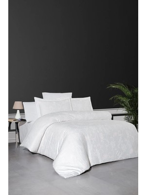 First Choice Carmina %100 Pamuk 200 Tc (80 Tel) Baskılı Saten Çift Kişilik Nevresim Takımı