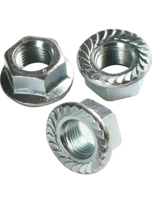 TeknoKapsül Altıköşe Flanşlı Somun M8 - 10 Adet