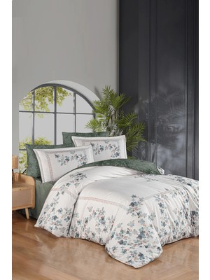 First Choice Lina %100 Pamuk 300 Tc (120 Tel) Çift Kişilik Nevresim Takımı