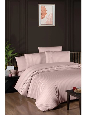 First Choice New %100 Pamuk 200 Tc (80 Tel) Deluxe Saten Çift Kişilik Nevresim Takımı