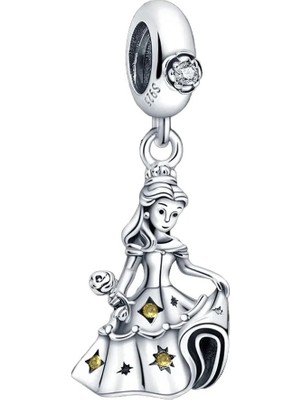 Fubena Disney Güzel ve Çirkin Dans Eden Belle Sallantılı Charm