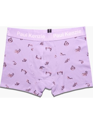 Paul Kenzie x Doğa Derneği - Desenli Erkek Boxer - Afalina