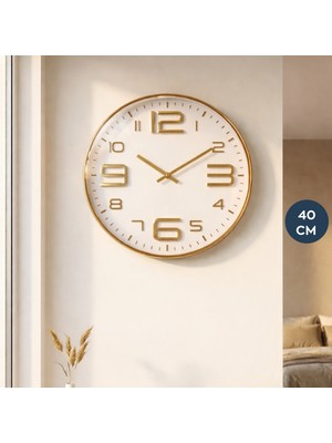 Homing Siora Gold 40 cm Duvar Saati 242553